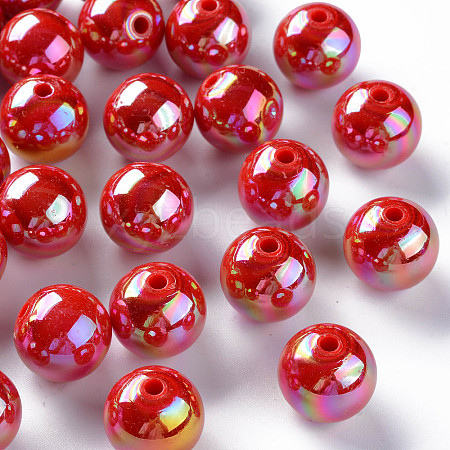 Opaque Acrylic Beads X-MACR-S370-D16mm-A14-1