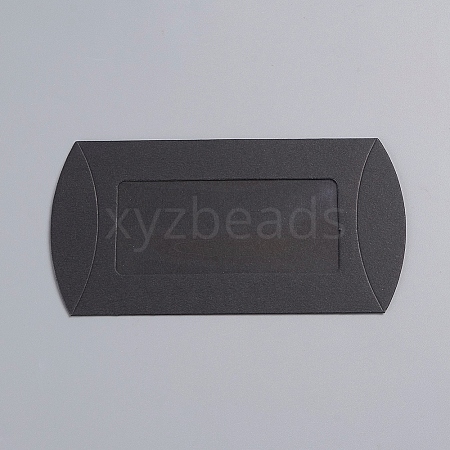 Kraft Paper Pillow Candy Box LS-CON-WH0070-97A-01-1