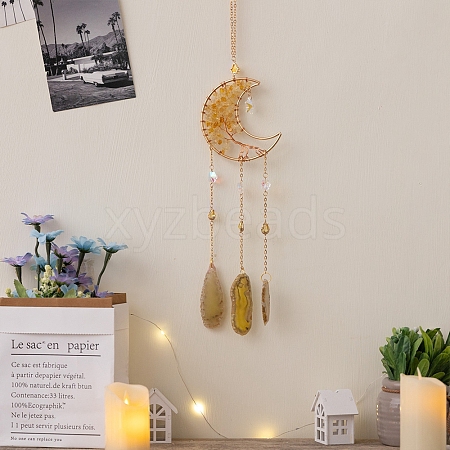 Natural Citrine Wind Chime PW-WG06E36-08-1