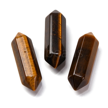 Natural Tiger Eye Double Terminated Points G-C153-01E-1