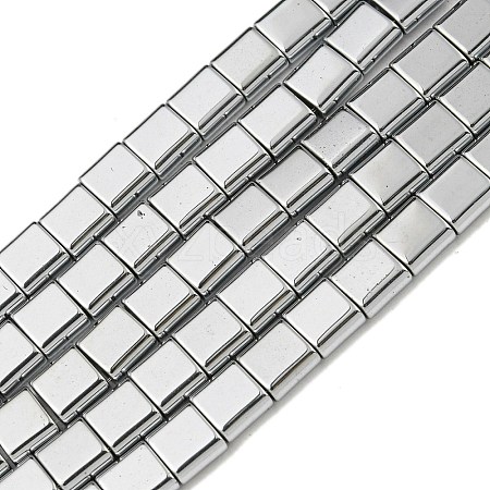 Electroplated Non-magnetic Synthetic Hematite Beads Strands G-C106-A02-13-1