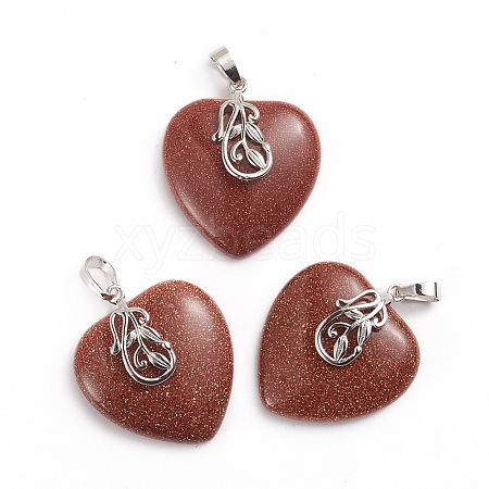 Synthetic Goldstone Pendants G-I275-03F-1