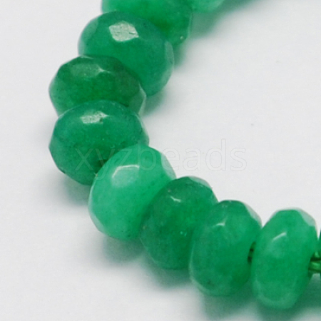 Natural White Jade Bead Strands X-G-R168-6x4mm-08-1