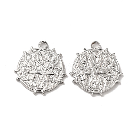 Non-Tarnish 304 Stainless Steel Pendant STAS-H212-25P-1