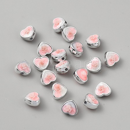 Opaque Acrylic Beads OACR-TAC0015-08B-1