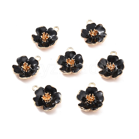 Alloy Enamel Pendants X-ENAM-E361-01KCG-02-1