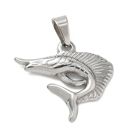 304 Stainless Steel Pendants STAS-B141-03C-P-1