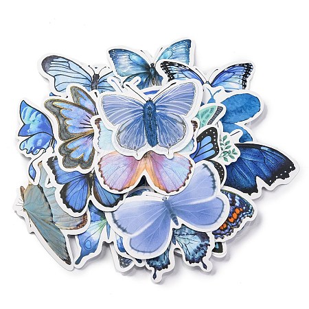 Butterfly 50Pcs Paper Scrapbook Stickers DIY-I114-01E-1