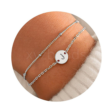 201 Stainless Steel Multi-strand Bracelets FS-WG545AB-07-1