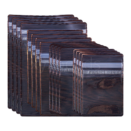 40Pcs 4 Styles PVC Resealable Bags OPP-TA0001-18B-1