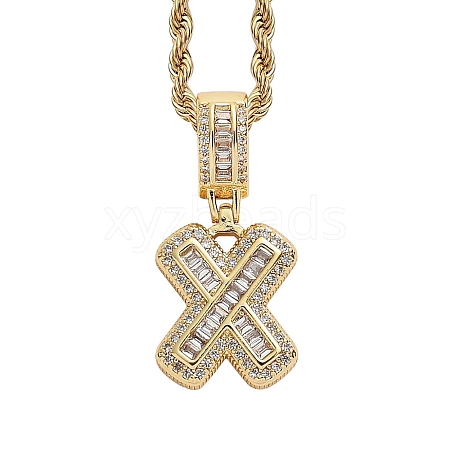 Brass Micro Pave Cubic Zirconia Pendants PW-WG3207D-47-1