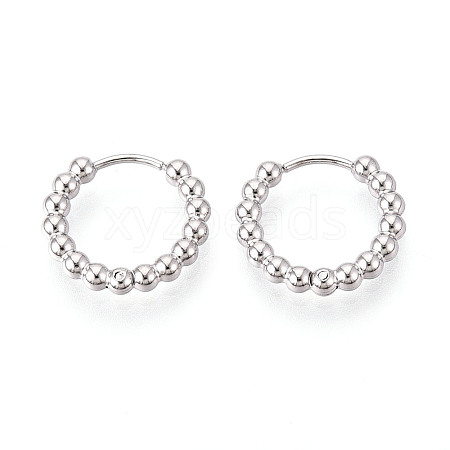 304 Stainless Steel Hoop Earrings for Women EJEW-N059-20P-1