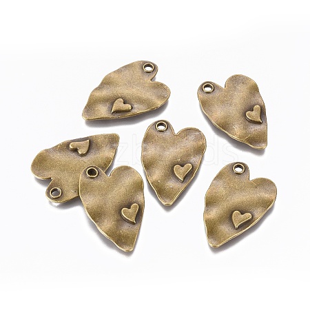 Tibetan Style Alloy Pendants X-TIBEP-A20287-AB-FF-1