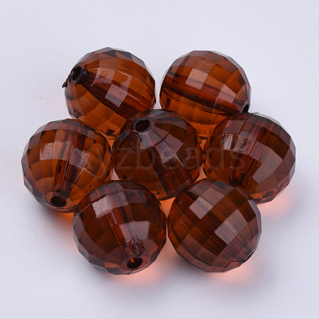 Transparent Acrylic Beads TACR-Q254-8mm-V60-1