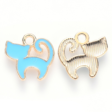 Alloy Enamel Charms X-ENAM-S121-031A-1