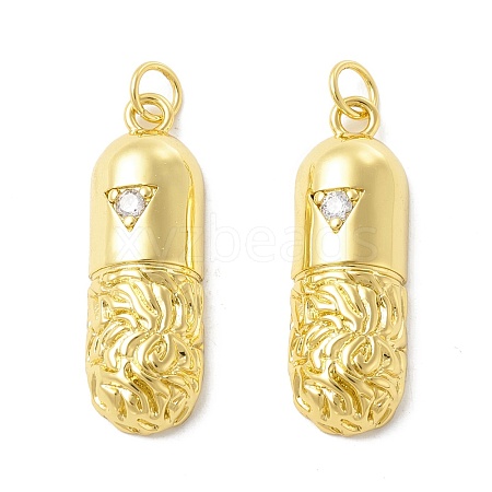 Rack Plating Brass Pendants KK-B053-37G-1