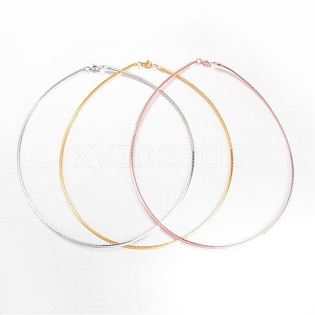 304 Stainless Steel Necklaces NJEW-D274-01-1