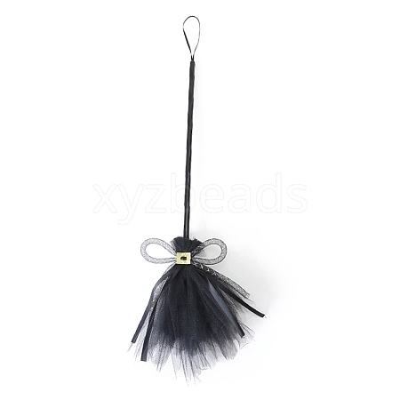 Halloween Witch Broom Ornament PW-WG20721-05-1