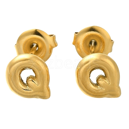 304 Stainless Steel Stud Earrings EJEW-I316-01G-Q-1