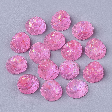 Transparent Epoxy Resin Cabochons CRES-T020-01C-1