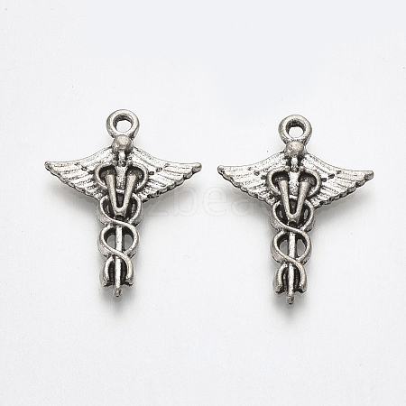 Tibetan Style Alloy Pendants LS-TIBE-T010-27AS-RS-1