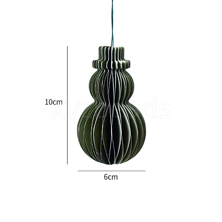 Christmas Paper Honeycomb Ball Pendant Decorations PW-WGCD71A-04-1