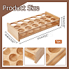 18-Hole Wood Shot Glasses Holders ODIS-WH0038-78-2