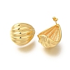 Rack Plating Textured Chunky Brass Stud Earrings EJEW-I310-24G-2