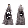 Polyester Tassel Big Pendant Decorations FIND-T043-10-1