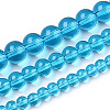 Transparent Glass Beads Strands X-GLAA-T032-T4mm-06-4