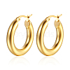 Elegant Stainless Steel Hoop Earrings for Women's Daily Wear KQ9040-1-1