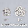 Unicraftale 316 Stainless Steel Box Clasps STAS-UN0014-15P-4