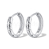 925 Sterling Silver Hoop Earrings WR7207-3-2