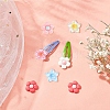 SUNNYCLUE 80Pcs 8 Colors Resin Cabochons CRES-SC0002-22-4