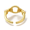 Brass Cuff Rings RJEW-D079-06G-RS-3