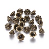 Tibetan Style Bell Filigree Bead Caps X-TIBE-A23845-AB-FF-1