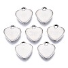 201 Stainless Steel Charms STAS-R116-012D-P-1