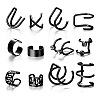 9 Pcs Alloy Cuff Earring Kits for Women WGFA45F-26-1