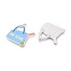 Alloy Enamel Sports Pendants ENAM-T022-64P-2