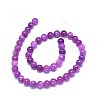 Natural Dyed Jade Beads Strands G-F601-A27-2