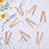 SUPERFINDINGS 10Pcs Alloy Bikini Clips FIND-FH0009-22G-4