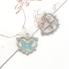 Butterfly Platinum Alloy Pendants PW-WGA9A20-13-1