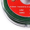 2-Ply Round Waxed Cotton Thread Cords YC-T004-01A-18-2