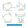 201 Stainless Steel Hoop Earrings Sets EJEW-PJ0001-02-6