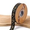 48 Yards Gold Stamping Polyester Ribbon PW-WG60502-02-1