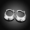 Awesome Design Filigree Brass Hoop Earrings EJEW-BB02049-2