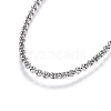 Non-Tarnish Adjustable 304 Stainless Steel Rolo Chains Slider Bracelet BJEW-L653-003P-B-2