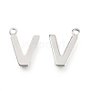 Non-Tarnish 201 Stainless Steel Charms STAS-C021-06P-V-2