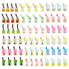 ARRICRAFT 64Pcs 18 Styles Resin Bottle Drink Pendants RESI-AR0001-36-1