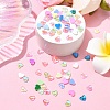 Heart Translucent Glass Cabochons MRMJ-YW0001-063A-4